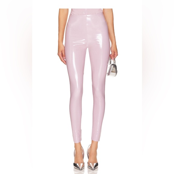 NWT: Commando Perfect Control Patent Leather Legging in Mauve Sz: XS - Picture 1 of 6